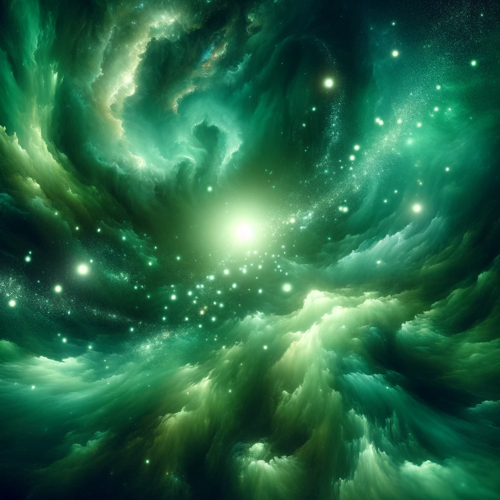 宇宙の深緑